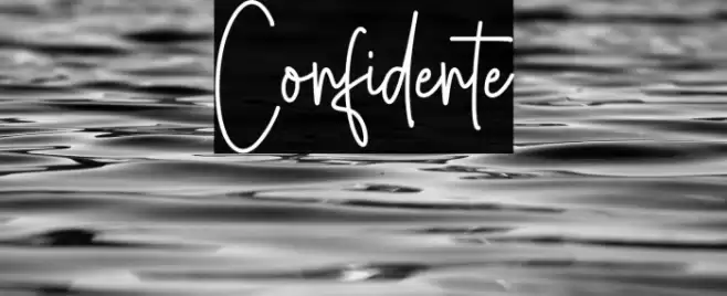 Confidente Font examples