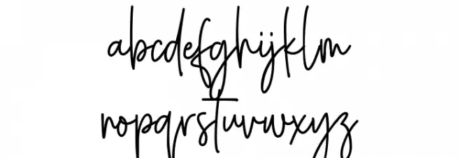Confidente Schriftart Kleinbuchstaben