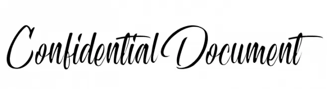 Confidential Document  font caratteri gratis