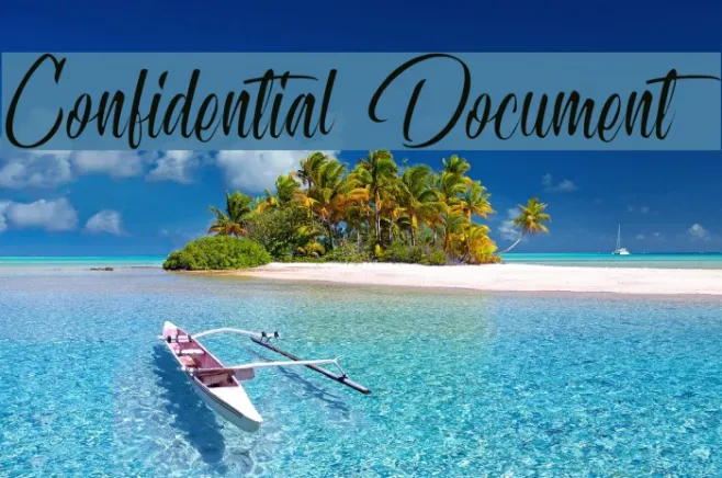 Confidential Document Example 1