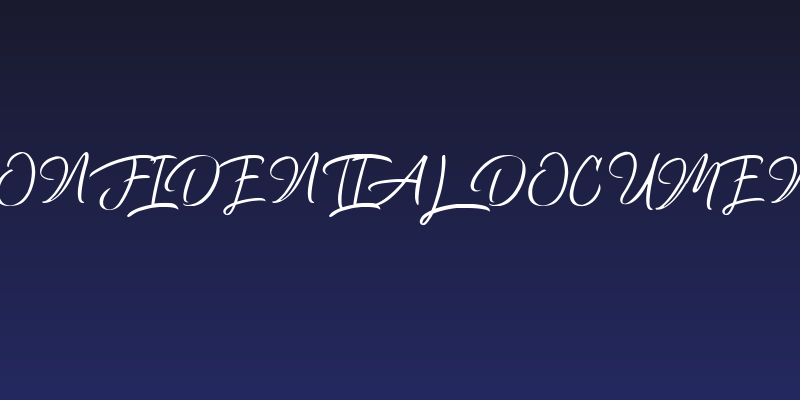 Confidential Document Social Header