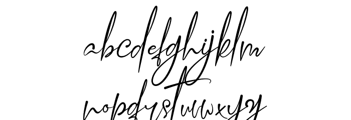 Confidently Font LOWERCASE