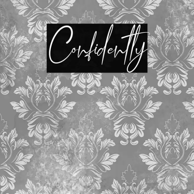 Confidently Font examples