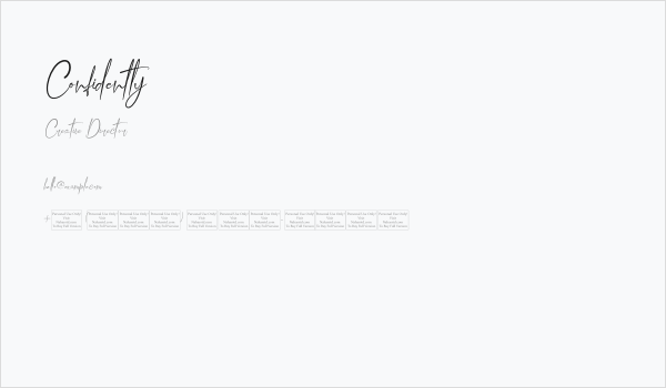 Confidently Business Card