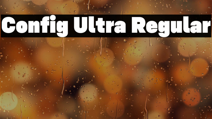 Config Ultra Regular Example 1