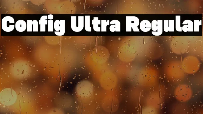 Config Ultra Regular Example 1