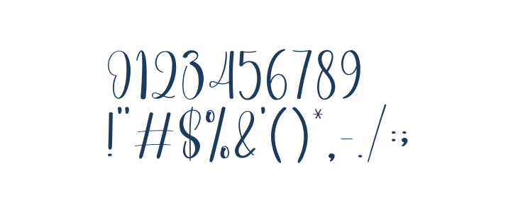 Configuration Other Characters