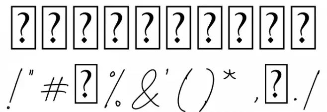 Conflate خط محارف أخرى