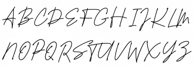 Conflate خط أحرف كبيرة