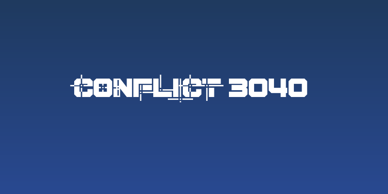 Conflict 3040 Social Header
