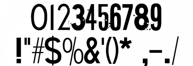 Conflict of interest Font OTHER CHARS