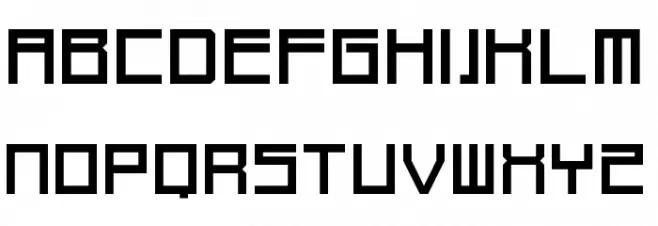 Conform F.S. Regular Font Litere mari