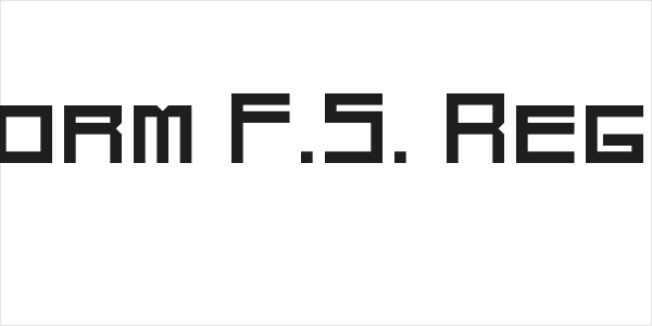 Conform F.S. Regular Logo