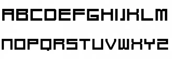 Conform F.S. Regular Font Litere mici