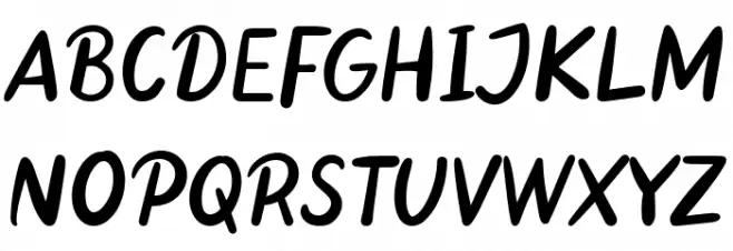 Conformable 字体 大写