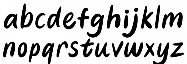Conformable 字体 小写
