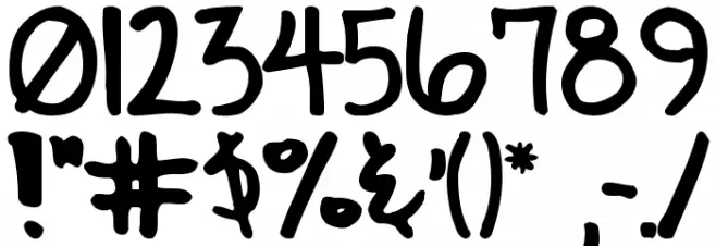 Conformity Normal フォント その他の文字