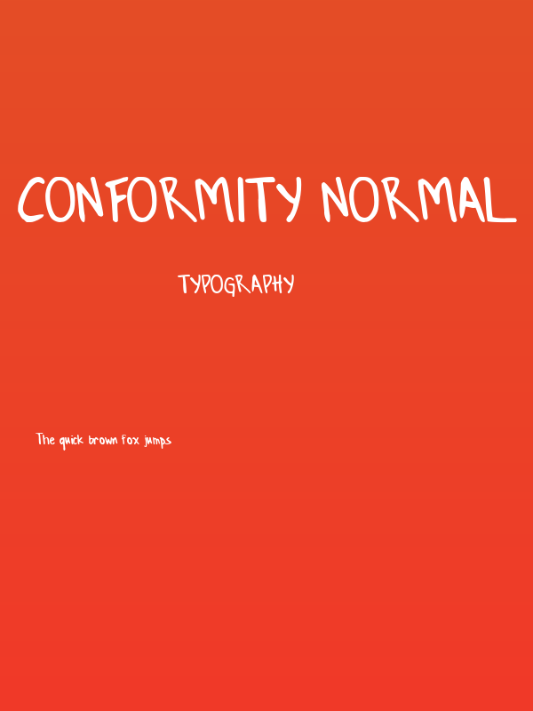 Conformity Normal Poster