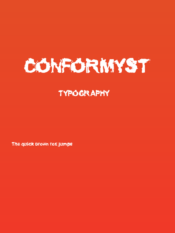 Conformyst Poster