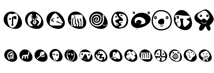ConfusEyecons2005 Font OTHER CHARS