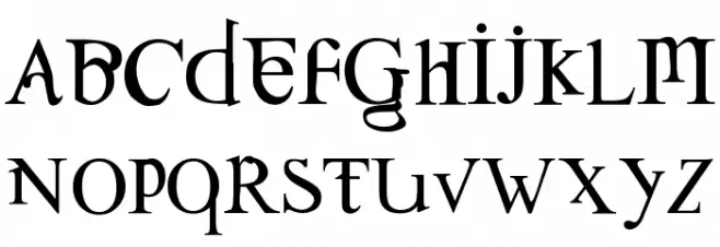 Confusebox 字体 大写