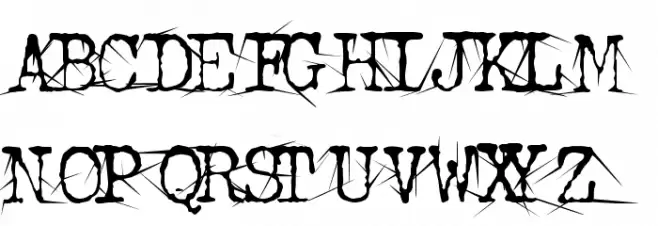 Confused Root Шрифта ВЕРХНИЙ