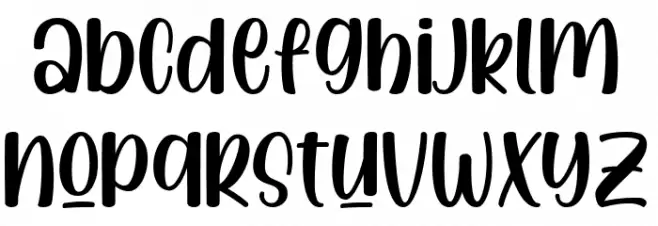 Confused خط أحرف صغيرة
