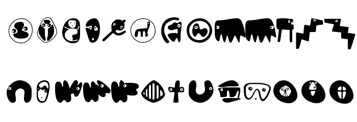 Confuseyecons Font LOWERCASE