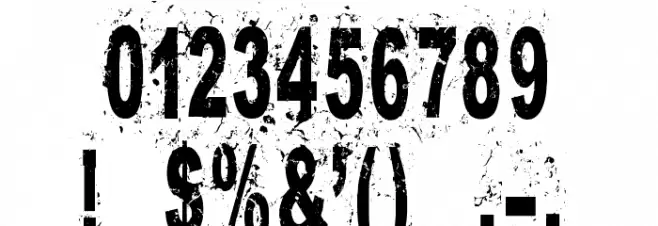 Confusion Regular Font OTHER CHARS