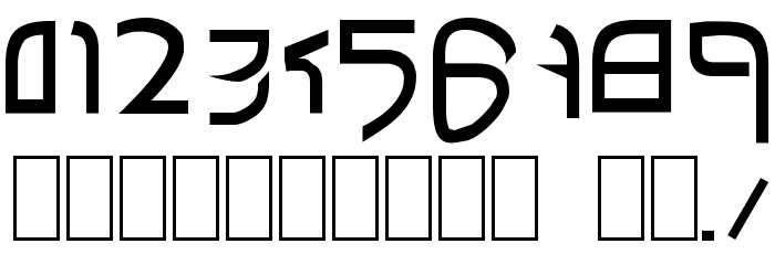 Confusion Font OTHER CHARS