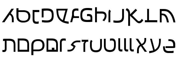 Confusion Font LOWERCASE