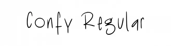 Confy Regular  免费字体下载