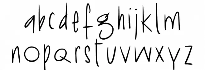 Confy Regular Шрифта строчной