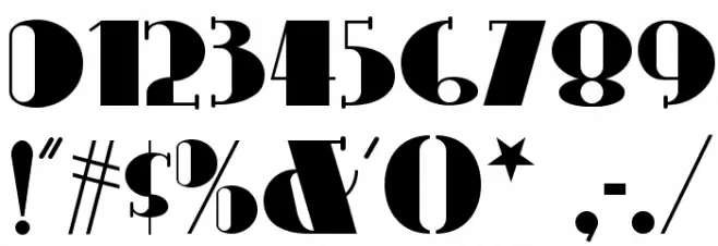 Conga Line NF Caratteri ALTRI CARATTERI