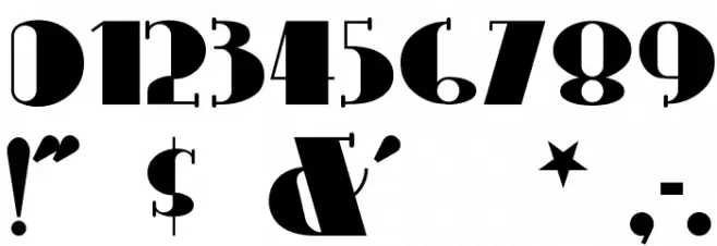 CongaLine Font OTHER CHARS