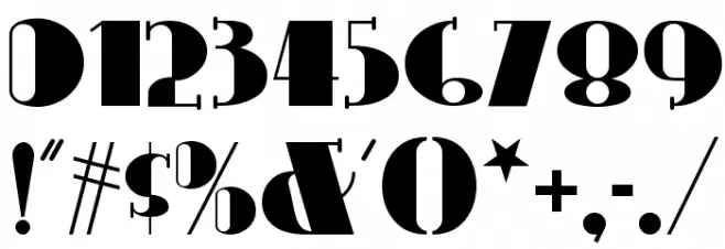 CongaLineNF Font OTHER CHARS