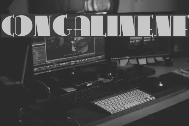 CongaLineNF Font examples