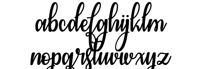 Congrats Calligraphy Schriftart Kleinbuchstaben