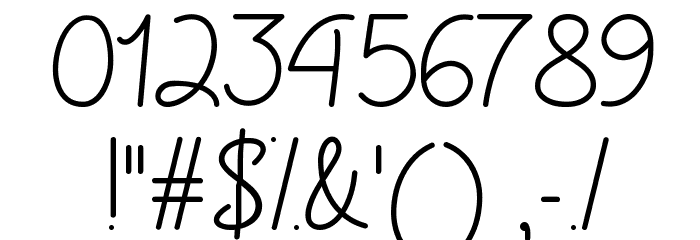 Congrats Script Font OTHER CHARS