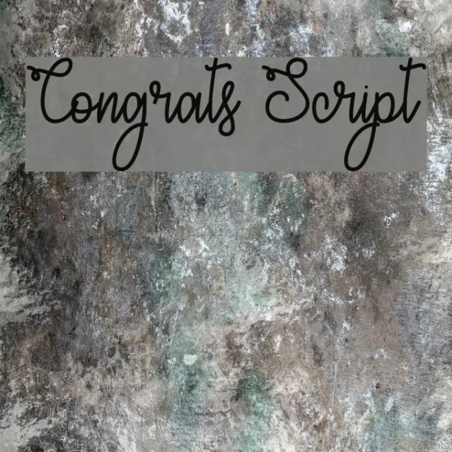 Congrats Script Example 3