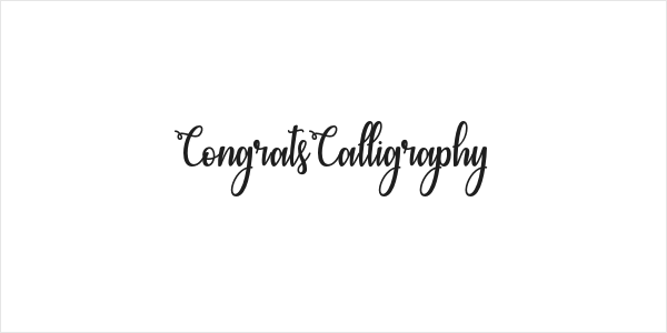 CongratsCalligraphy Logo