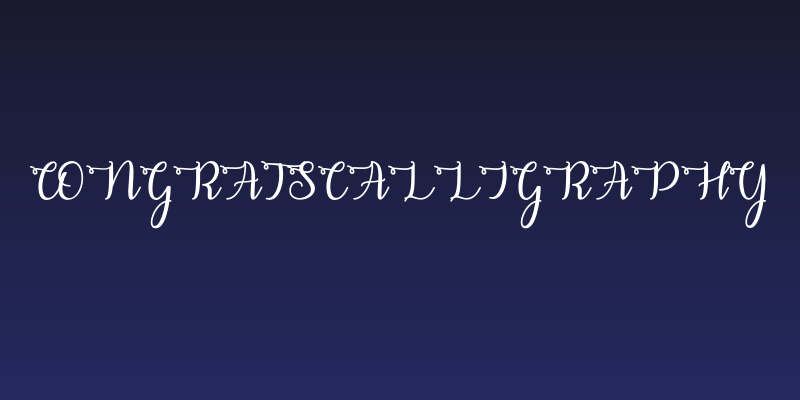 CongratsCalligraphy Social Header