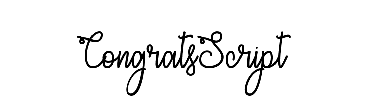 CongratsScript  les polices de caractères gratuit tlcharger