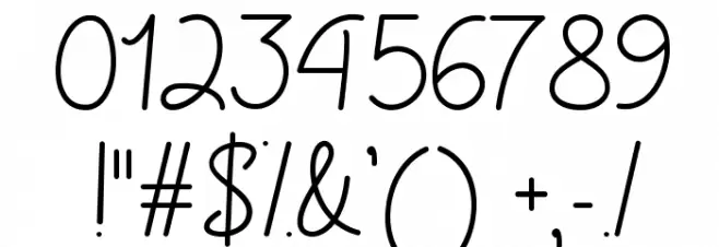 CongratsScript Font OTHER CHARS