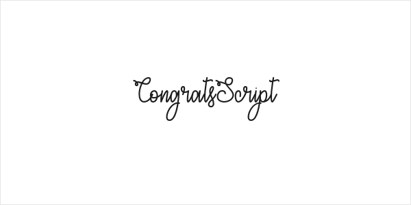 CongratsScript Logo