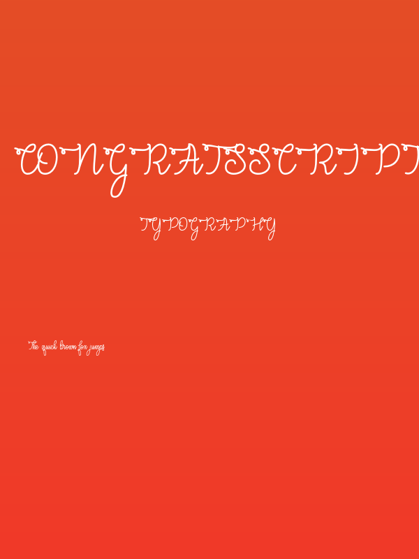 CongratsScript Poster