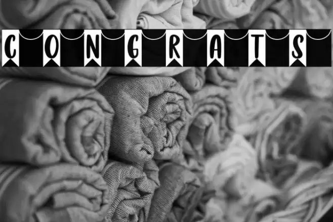 Congrats Caratteri examples