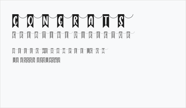 Congrats Business Card