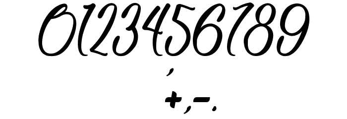 CongratulationFolding Font OTHER CHARS