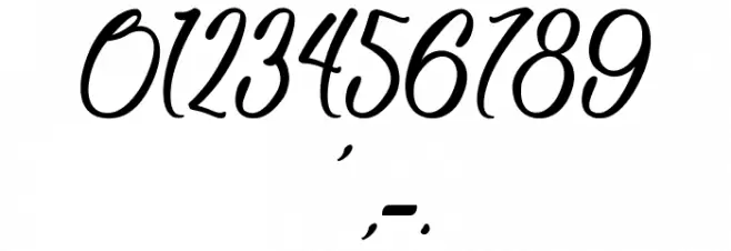 CongratulationFolding Font OTHER CHARS